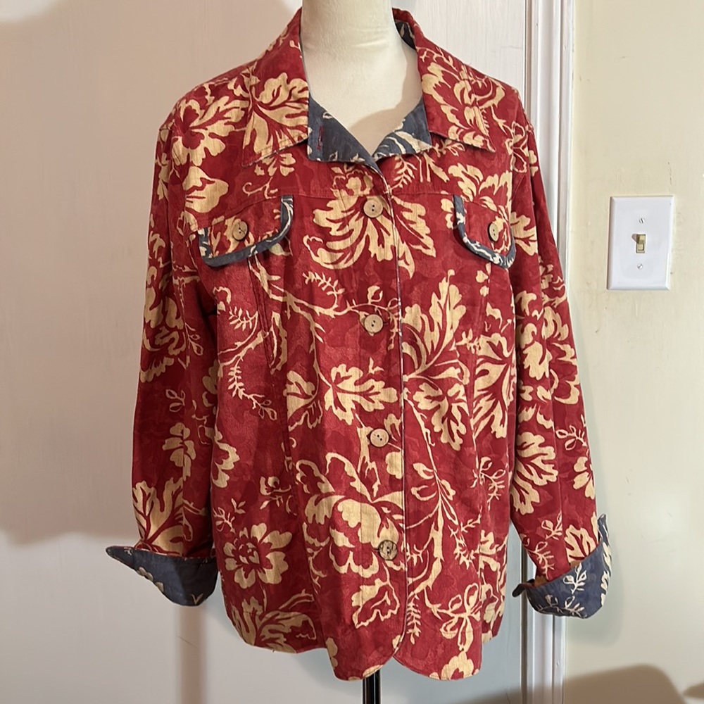 Vintage Ala Carte Floral Denim Jacket